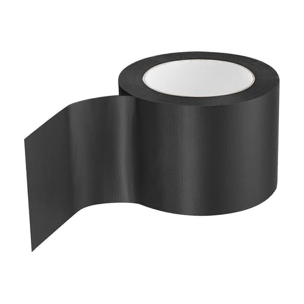 【BQ】Bogbindertape, 10 meter stofbogreparationstape, til god reparation, bogbinding, gulvmarkering (sort, 7,6 cm)-Perfekt