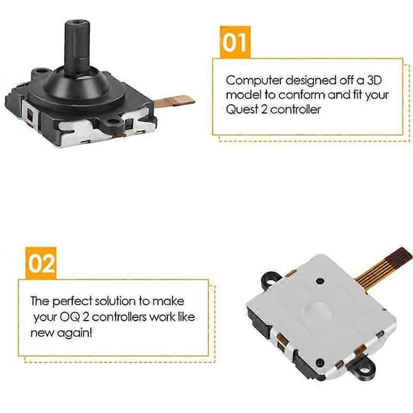 【BQ】Repair Tool Kit for Meta Quest 2 Handle Joystick Replacement Parts Not Specified Not Specified 12 In 1