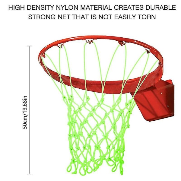 Glow In The Dark Basket Net Heavy Duty Nylon Basket Net För Utomhus