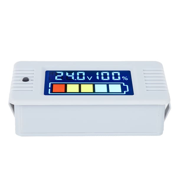 LCD Digital Voltmeter Strømtester 0 100V Batterikapacitetsindikator Måler