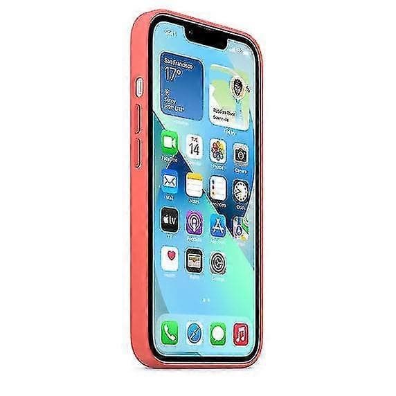 【BQ】Silikondeksel med Magsafe til iPhone 13 Mobildeksel-FF- Pink Pomelo