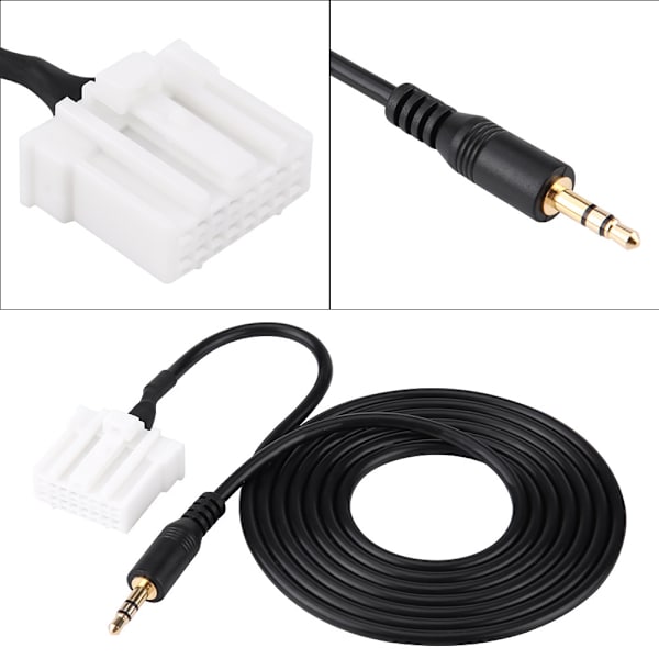 【BQ】Bilradio Aux-kabeladapter 3,5 mm jack CD-interface til Mazda 2 3 5 6 2006-2013 0.1