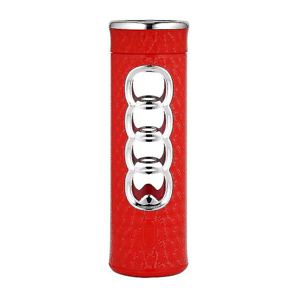 450ml Portable Glass Tea Water Bottle With Tea Infuser Outdoor Bike Climbing Leak-proof Sport Water Bottle Red