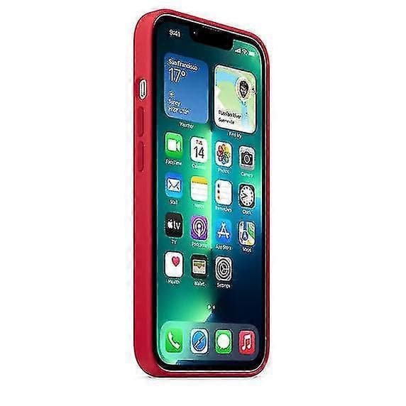 【BQ】Silikondeksel med MagSafe til iPhone 13 Pro Red