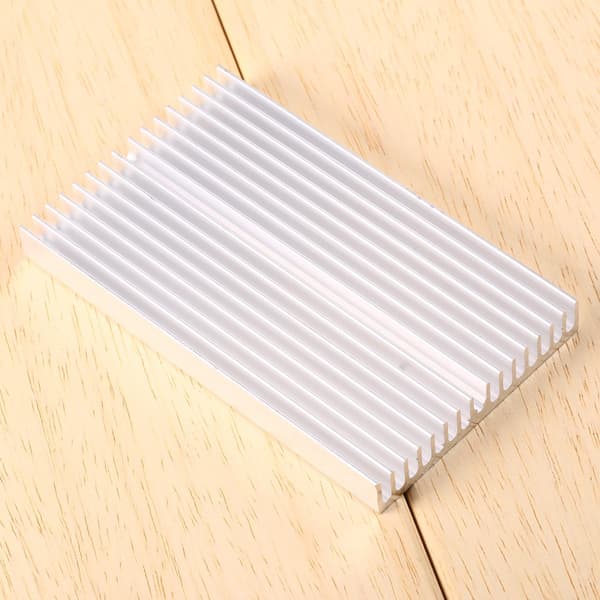 100*60*10mm DIY Køler Aluminiumsgitterform Køleplade Chip til IC LED Power Transistor