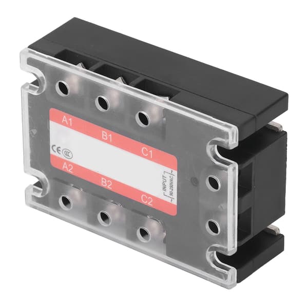 3-faset SSR Solid State Relæ 25A AC til AC 480V til CNC-værktøjsmaskiner, pakkemaskiner, industrielle systemer