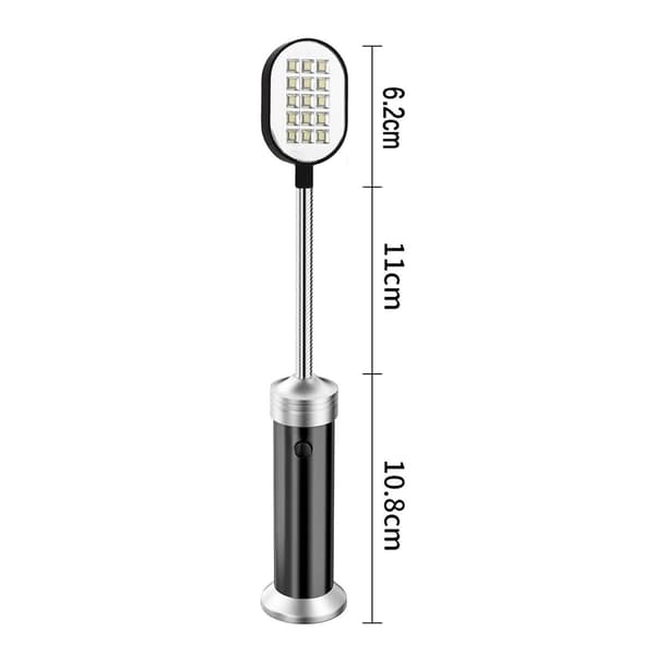 15LED Grilllys 360° Justerbar Grillampe Bærbar Campinglys