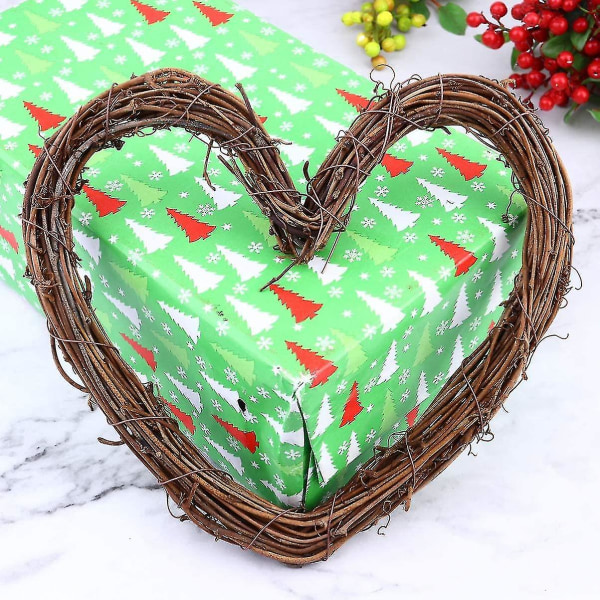 2 stk Natural Grapevine Kranser Vine Branch Krans Party Decors