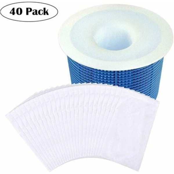 40 Pack allassukkia mesh altaisiin ja spa-suodattimiin