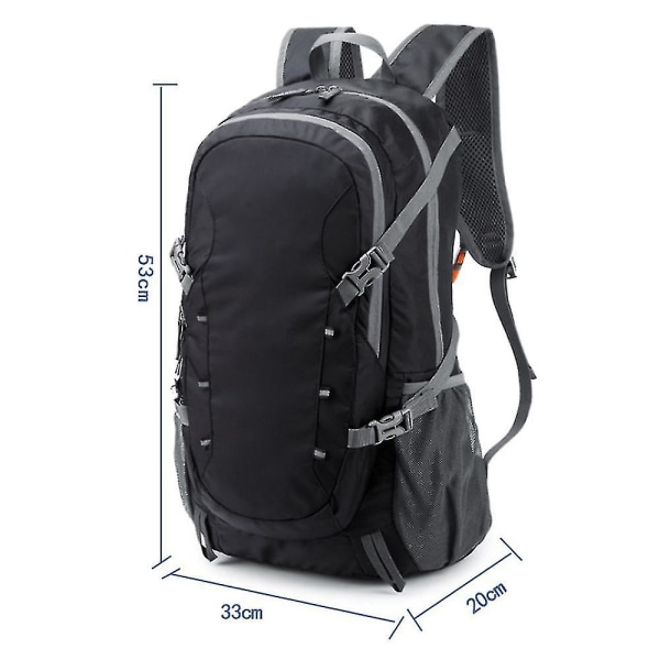 1 st 40l lätt packbar ryggsäck för vandringsresor