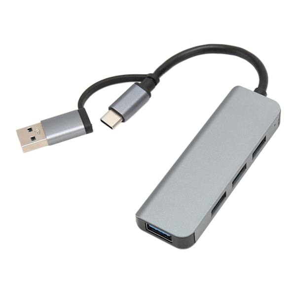 4 i 1 USB3.0 Hub 5Gbps USB C til USB 3.0 Hub USB Splitter USB Hub Utvider USB3.0 Dongle for Windows for Linux for Chrome OS
