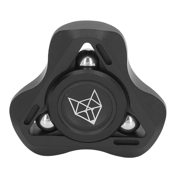 Metal Fidget Håndlegetøj Stressaflastning Rotation Sensorisk Legetøj til Børn Voksne Sort