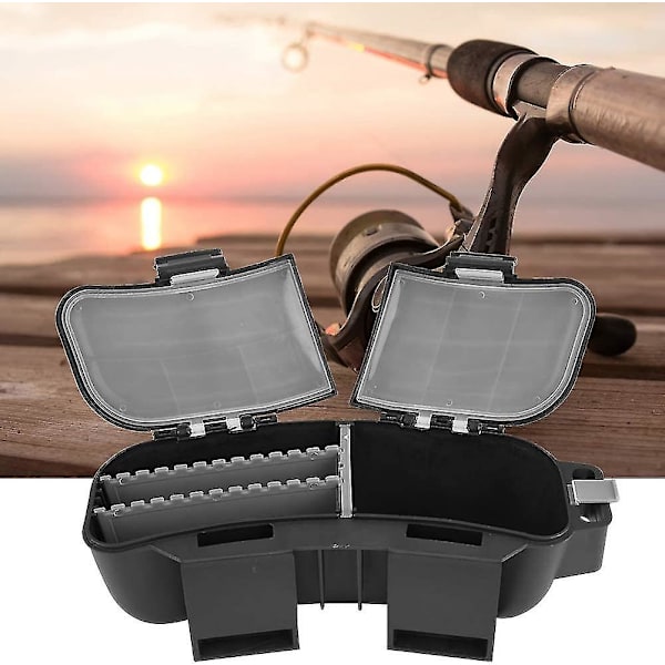 Bärbar fiskebete, redskapslåda Midjehållare Lure Organizer case