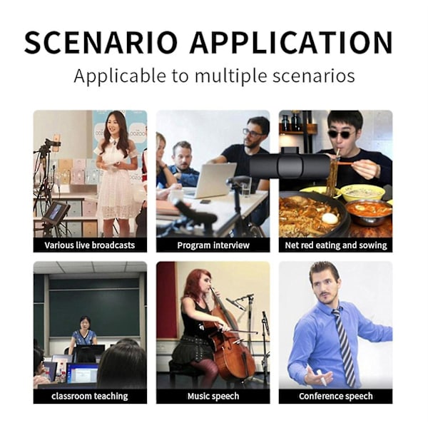 Trådlös Lavalier Microphone Mini Mic för Tiktok Recording Vlogg Live Streaming Brusreducering iPhone Lightning Interface