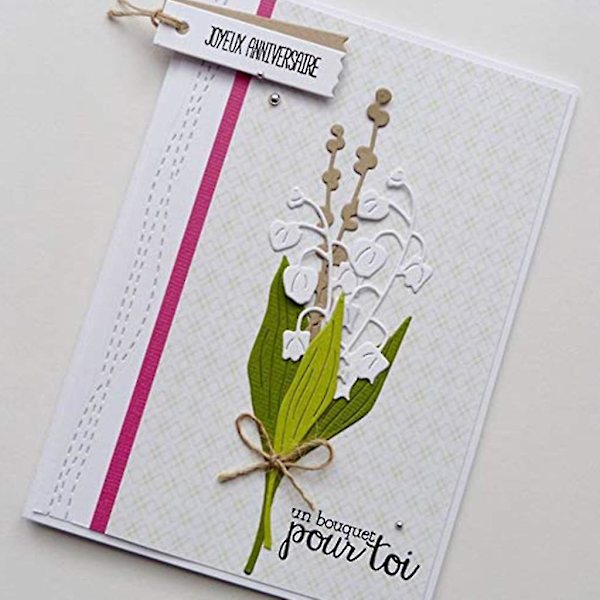 Löv Blomma Metall Skärform Stencil Scrapbooking Gör det själv Album Stämpel Papper Kort Form Dekoration