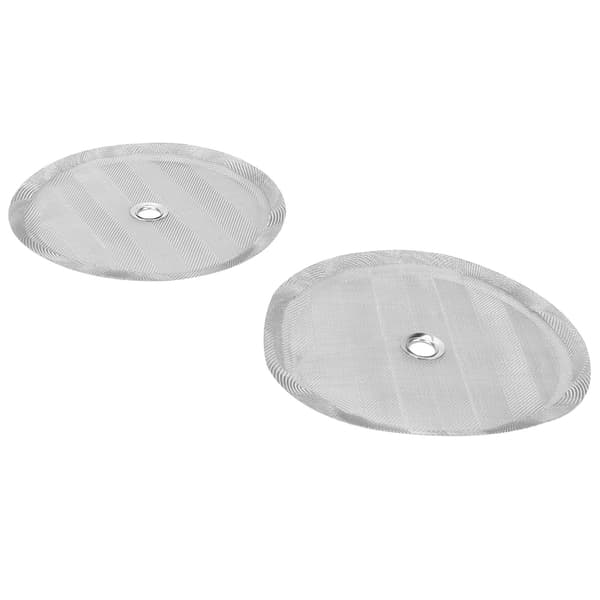 2 STK 100 Mesh Kaffepresse Filter Skjerm Erstatning i Rustfritt Stål