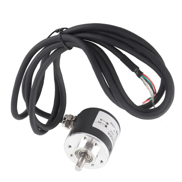 600P/R Magnetoelektrisk Inkremental Rotationsencoder 5V‑24V AB 2‑faser Aksel 6mm