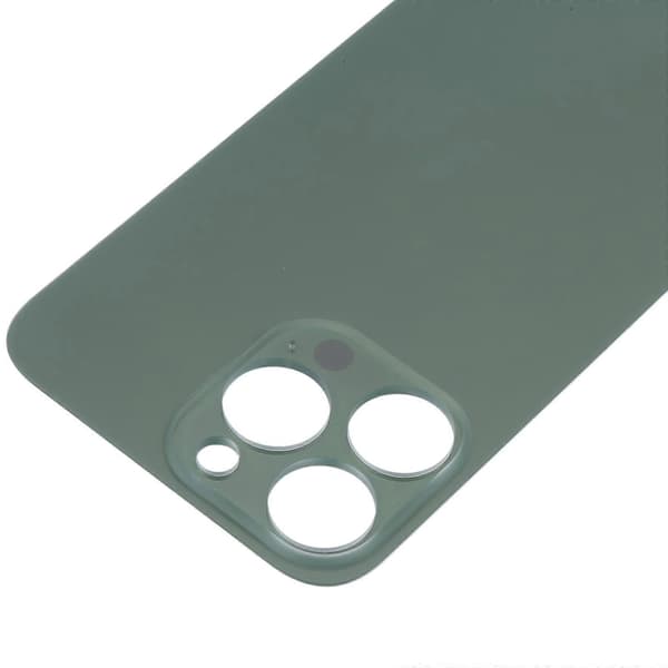 【BQ】Enkelt erstatningsglass bakside batterideksel kompatibel med iPhone 13 Pro Max-Perfekt Green