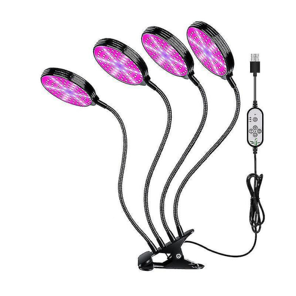 Seedling Led Grow Light 2 Heads Grow Light VäxtodlingslampaSeedling Led Grow Light 4 Heads Grow Light Växtodlingslampa