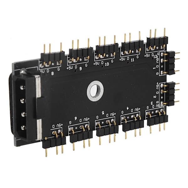 11-vejs Splitter Hub 3PIN ARGB Interface Extender RGB LED Kontrolenhed Tilbehør 5VIDE Interface