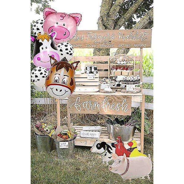 Farm Animals Fødselsdag Dekoration Farm Dyr Fødselsdag Banner Party Supplies