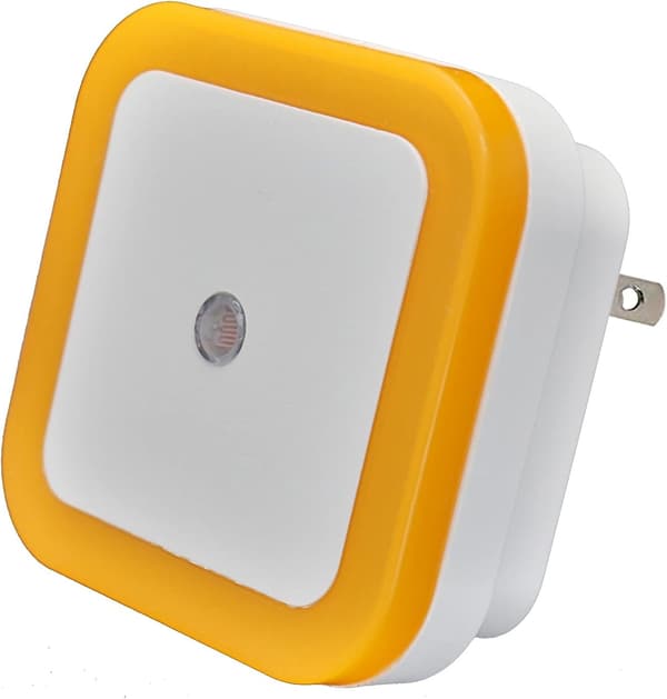 6-pak LED-natlamper med smart lyssensor, 0,5 W Ni