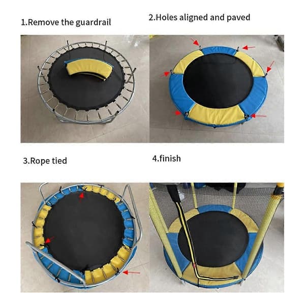 Trampolinskydd, Ersättning Trampolin Säkerhetsdyna, Trampolinfjäderskydd, Säkerhetsskydd Fjäderskydd 1.4M