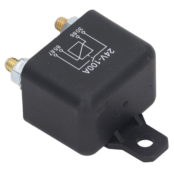 Starter Solenoid 100A 4-benet messing spole høj effekt PC-hus plæneklipper relæ automobil DC24V