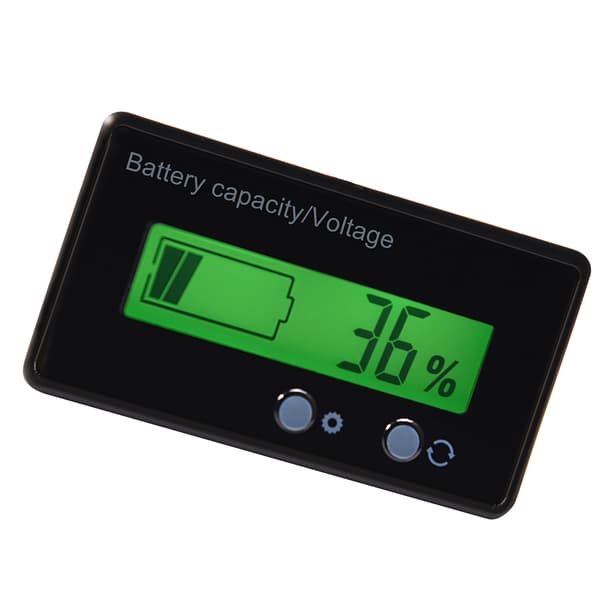 Universal LCD batterikapacitet spänningsmätare Tester