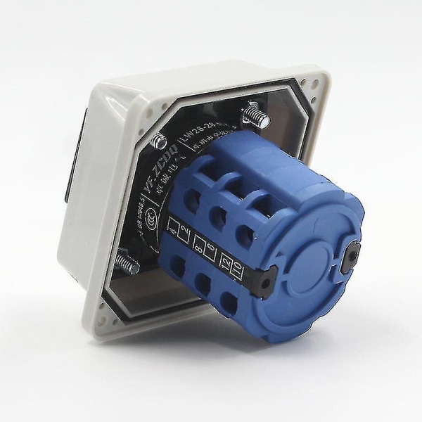 Överföringsbrytare 3 Position 8 Skruvterminal Rotary Cam Transfer Switch Lw26-20 (1 Styck)