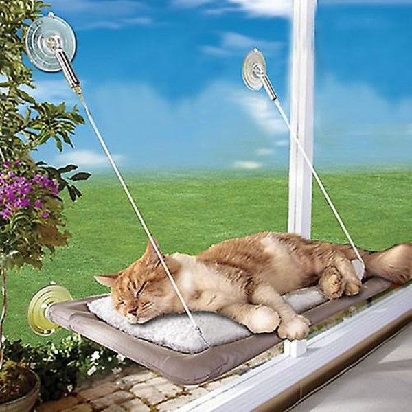 Søt funktion Sunny Seat Fönstermonterad kattsäng Husdjurssäng