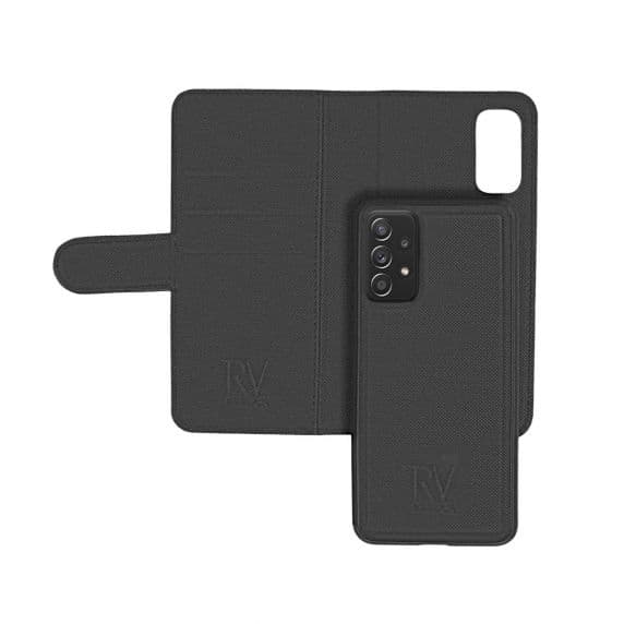 【BQ】RV Magnetic Wallet Case Samsung A52s - Black 110