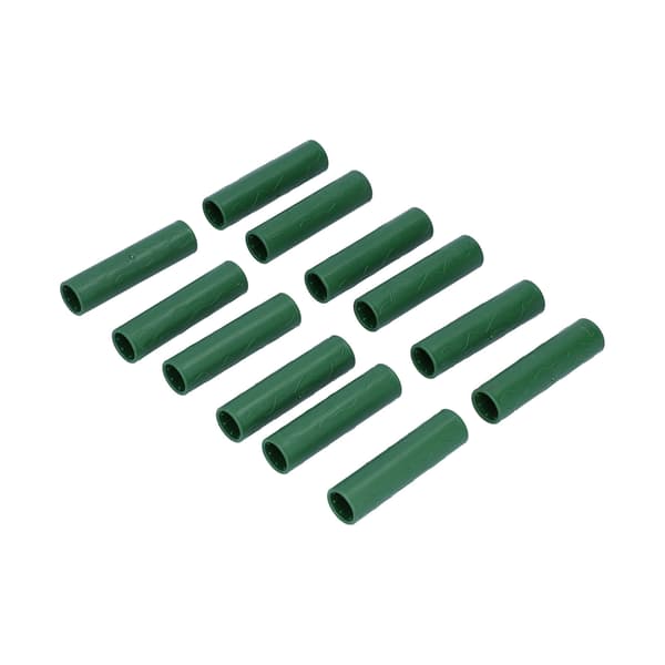 12 st Trädgårdsstake Kopplingsrör 11mm Innerdiameter Vinrankor Klätterväxtstöd