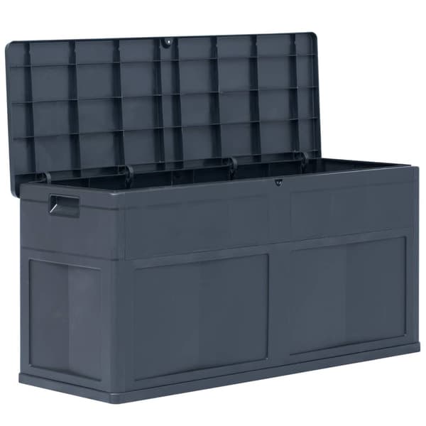 【BQ】vidaXL Tyynylaatikko 320 litraa musta Black Svart