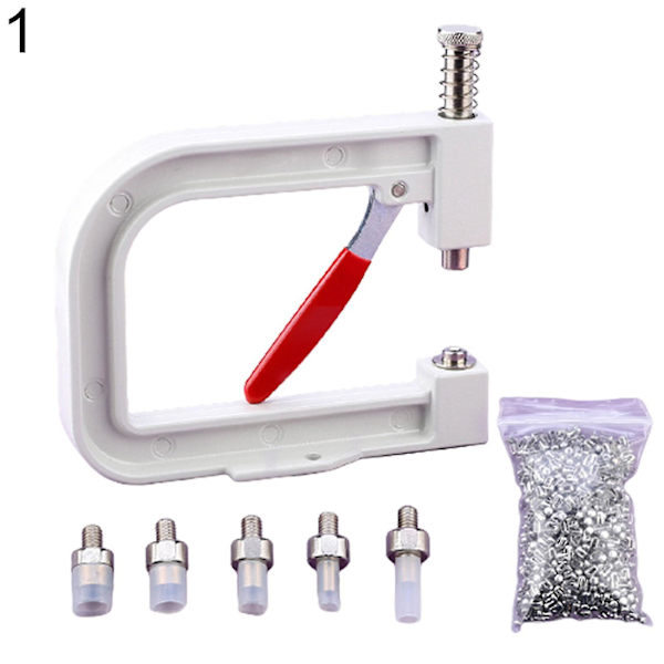 Handmade Diy Clothing Tool Rivet Repair Bag Beads Shoe Hat Beading Machine Set 1