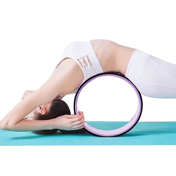 Pilates Yoga Wheel för djup vävnadsmassage för ryggsmärta Pink