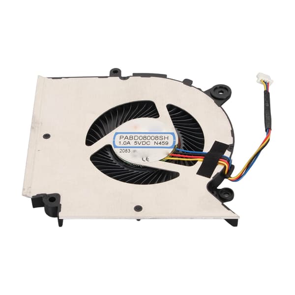 Udskiftning af bærbar køleventilator 4-benet strømstik Kompatibel til MSI GF76 GF66 GL66 MS 1581 Bærbar CPU-køleventilator