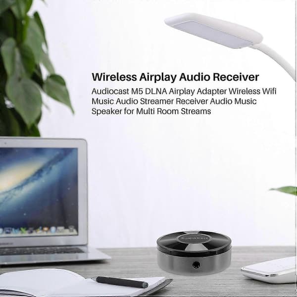 Trådløs Wifi Audio Streamer Mottaker Musikkhøyttaler for Flere Rom