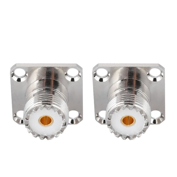 UHF hunn SO239 panelmontert RF koaksialadapter (2 stk)