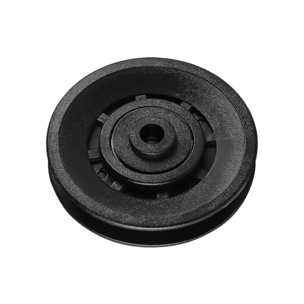 Remskive Hjul Universal Slidfast Abration Leje Remskive Hjul Styrehjul Gym Fitness Udstyr Del (sort)