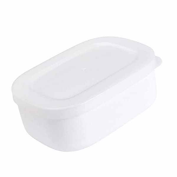 Matförvaringsbehållare Mini Lunchlåda Portabel Bento Box 280ml Vit för Kontorsstudenter