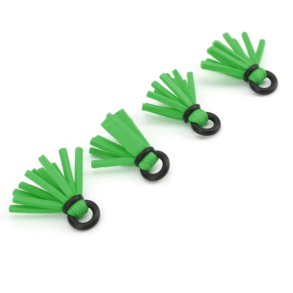4 st Fly Fishing Float Skum Strike Indicators Drift Hook Positionering Floats Bobbers Grön