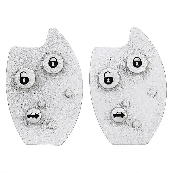 Citroen Xsara C5 Key Shell Case Kaukosäädin 3 Painiketta Kumi Button Pad Näppäimet Vaihto Autonosat Auton Näppäin
