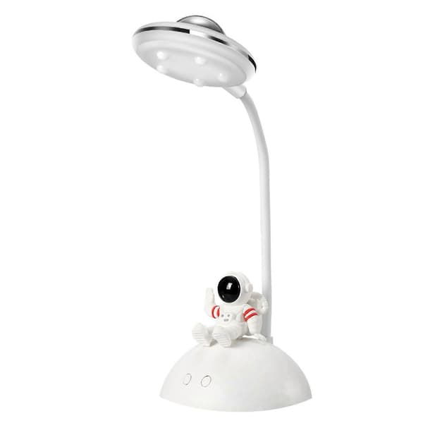 【BQ】Astronaut Skrivebordslampe Projektorlampe Elev Læring Øjenbeskyttelse Bordlampe-B B