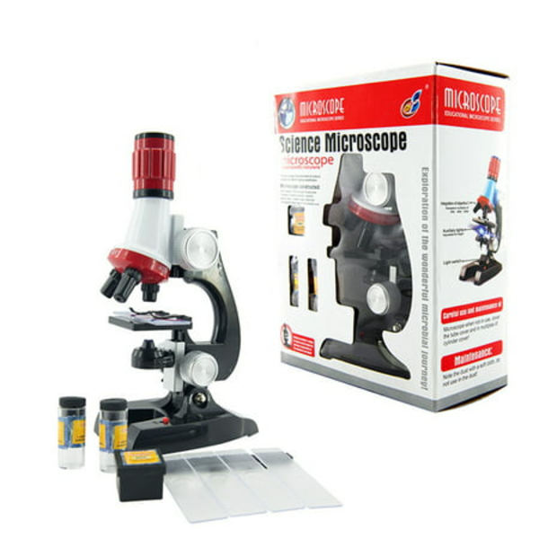 Barnmikroskop Set Creative 1200X Science Microscope Educational Toy