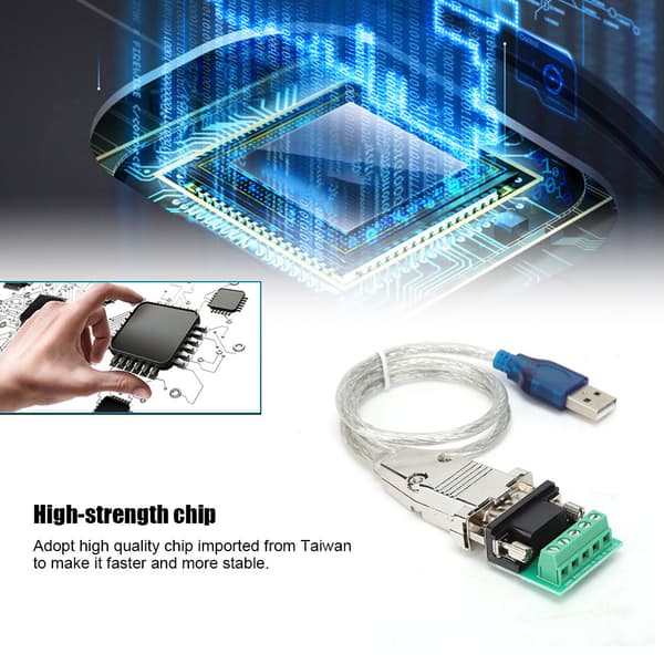 RS232 RS485 RS422-kompatibel USB til RS485-adapterkabelkonverter
