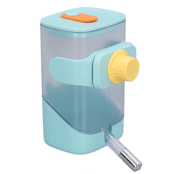 Automatisk drikkedispenser til kæledyr, rustfrit stål, hængende foderautomat til katte, hunde, kaniner, grøn