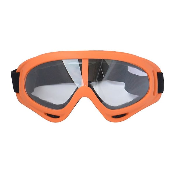 X400 Goggles Cross-country Motorcykel Goggles Röd Ram Färg Film Orange ram transparent film Orange frame transparent film