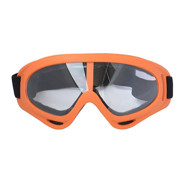 X400 Goggles Cross-country Motorcykel Goggles Rød ramme Farve Film Sort ramme transparent film Black frame transparent film