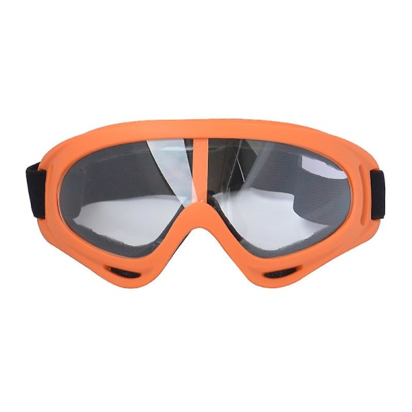 X400 Goggles Cross-country Motorsykkel Goggles Rød Ramme Farge Film Oransje ramme gjennomsiktig film Orange frame transparent film